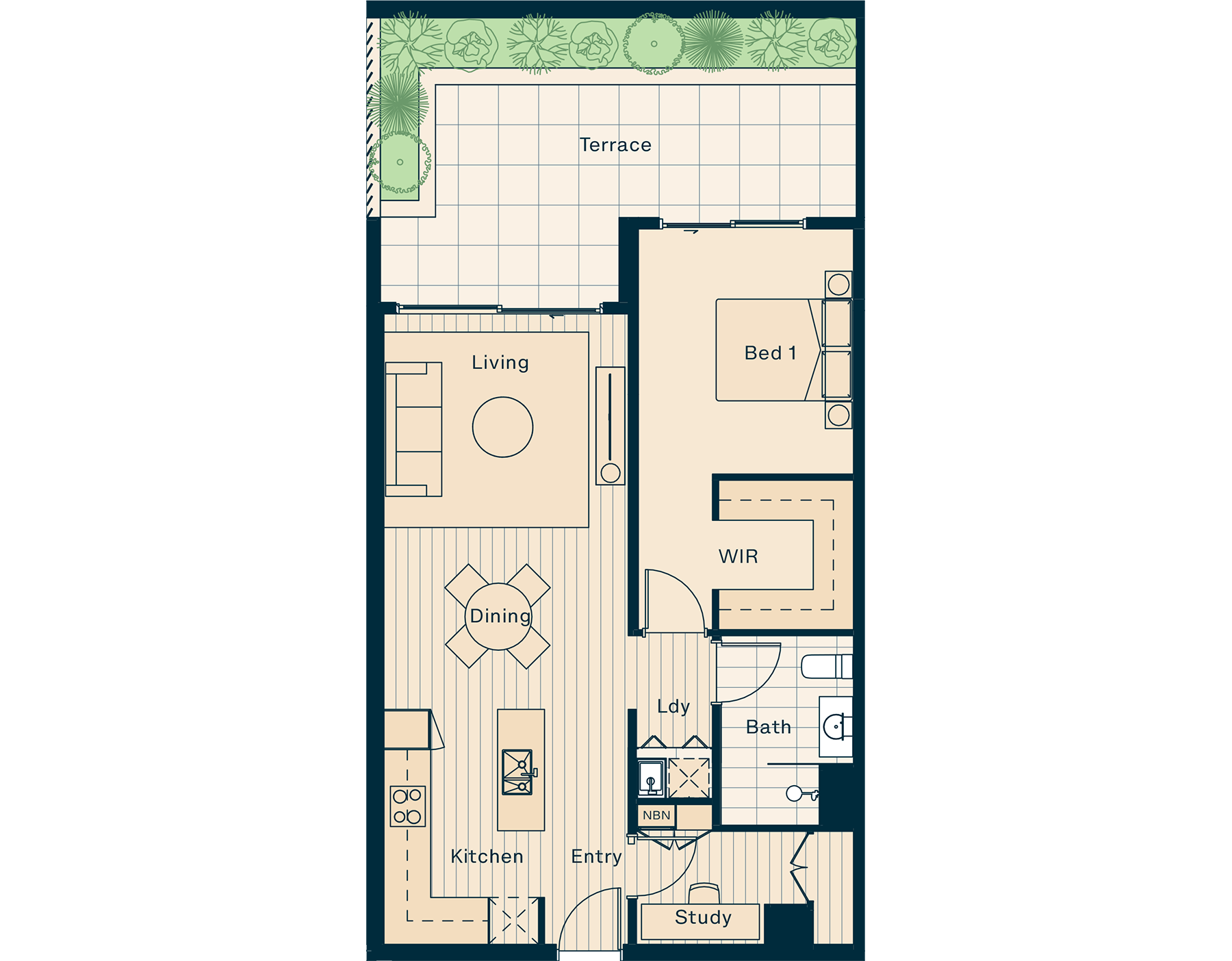 Jardin Residences floorplan
